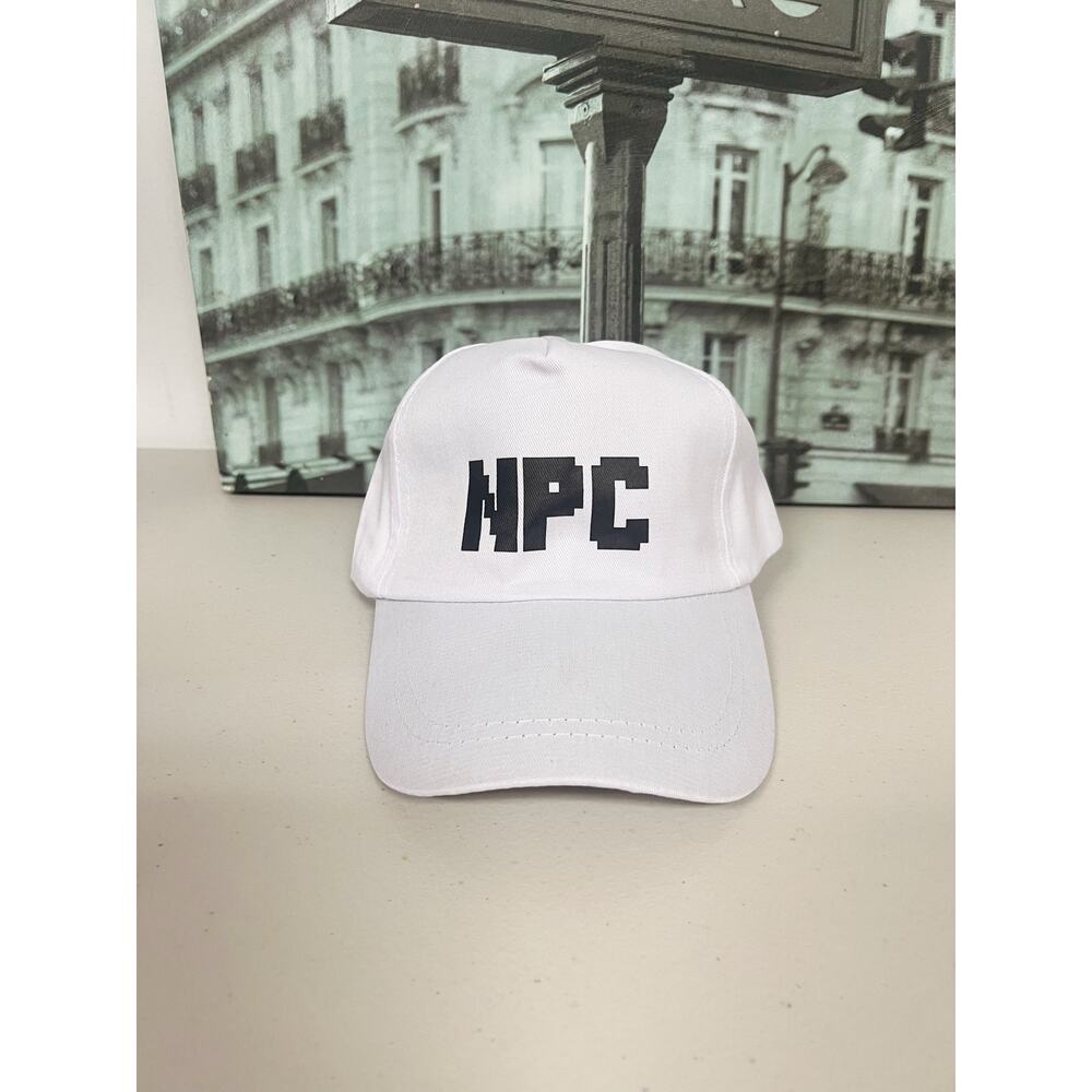 NPC Pixel Gamer Baseball Cap, Adjustable Funny Gamer Hat